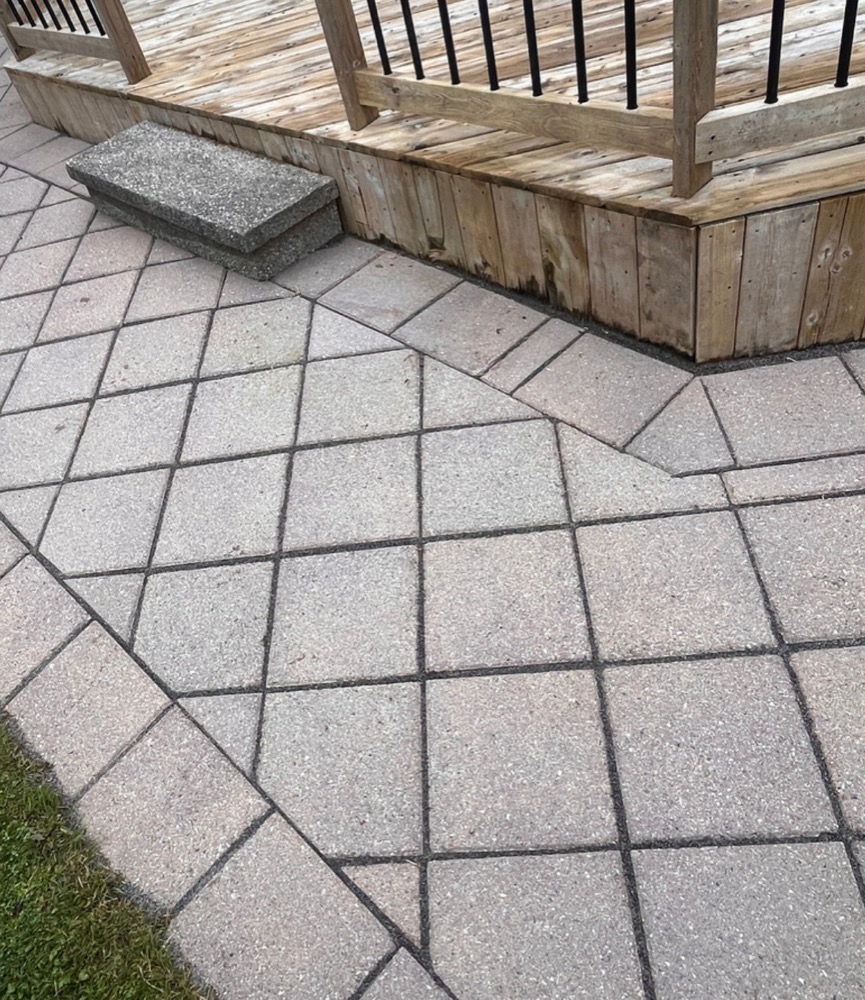 Project 1 after power washing in London, Ontario