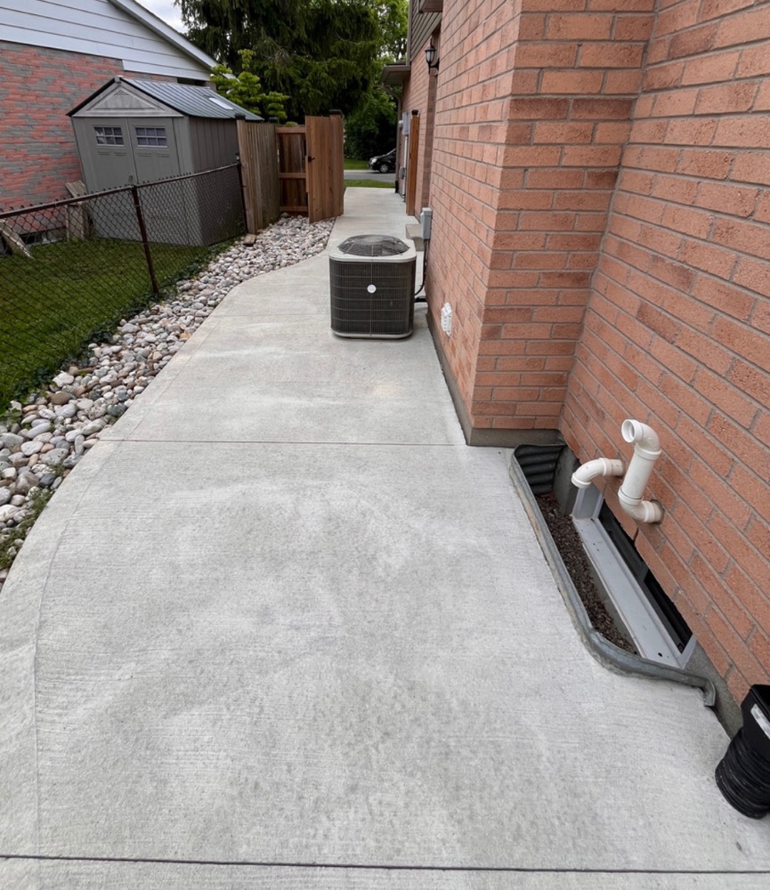 Project 10 after power washing in London, Ontario