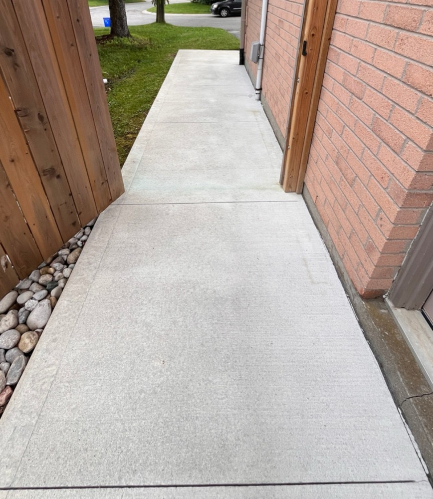 Project 11 after power washing in London, Ontario