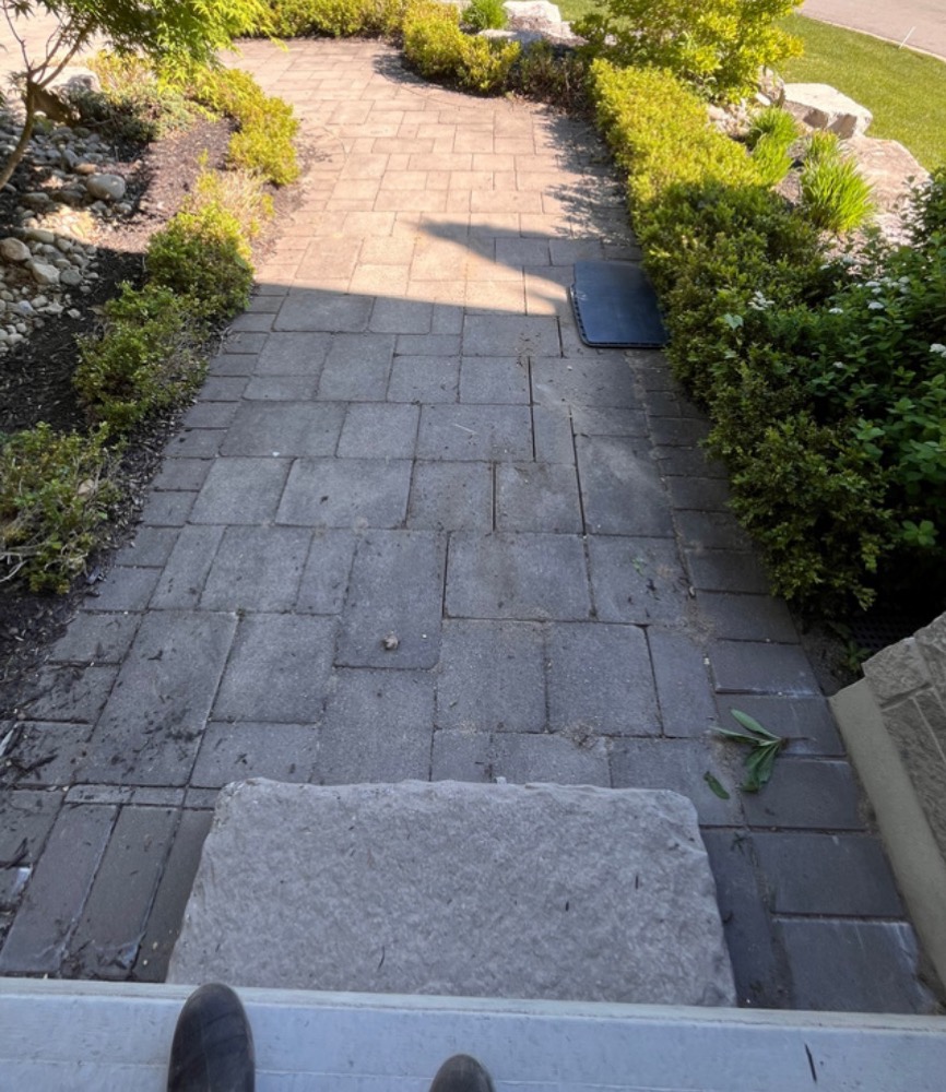 Project 17 before power washing in London, Ontario
