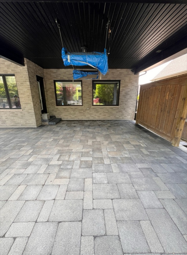 Project 2 after power washing in London, Ontario