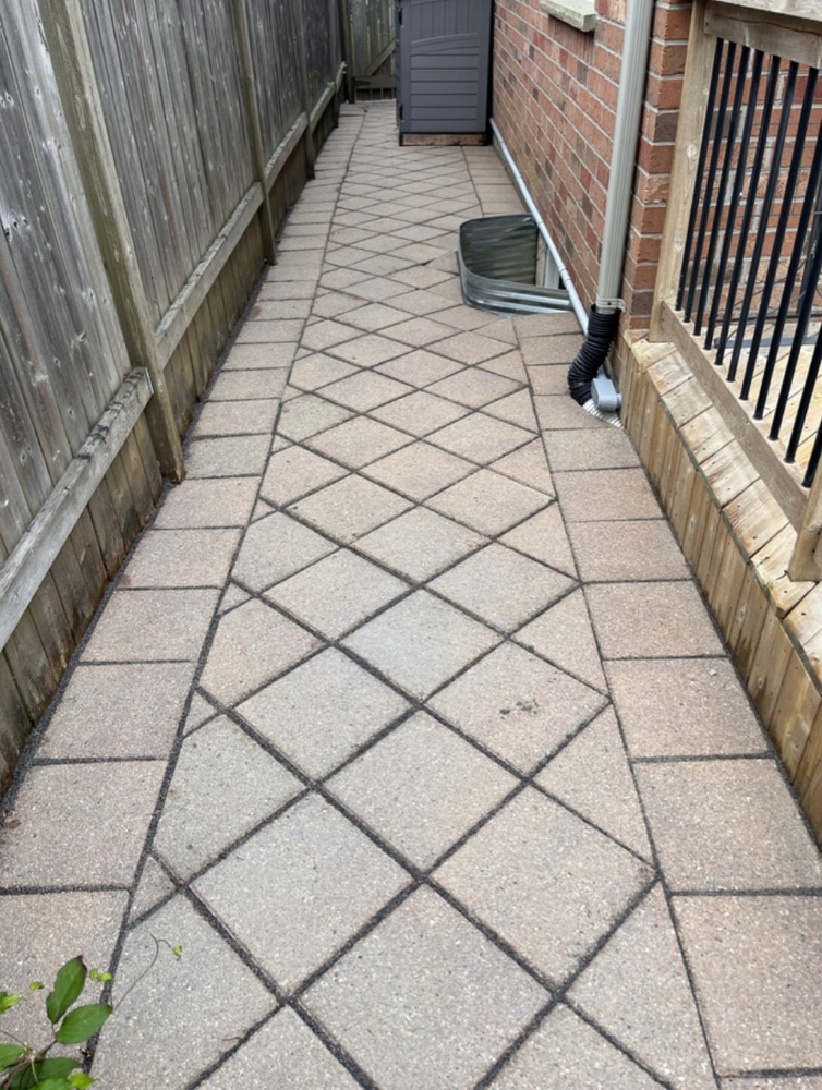 Project 20 after power washing in London, Ontario