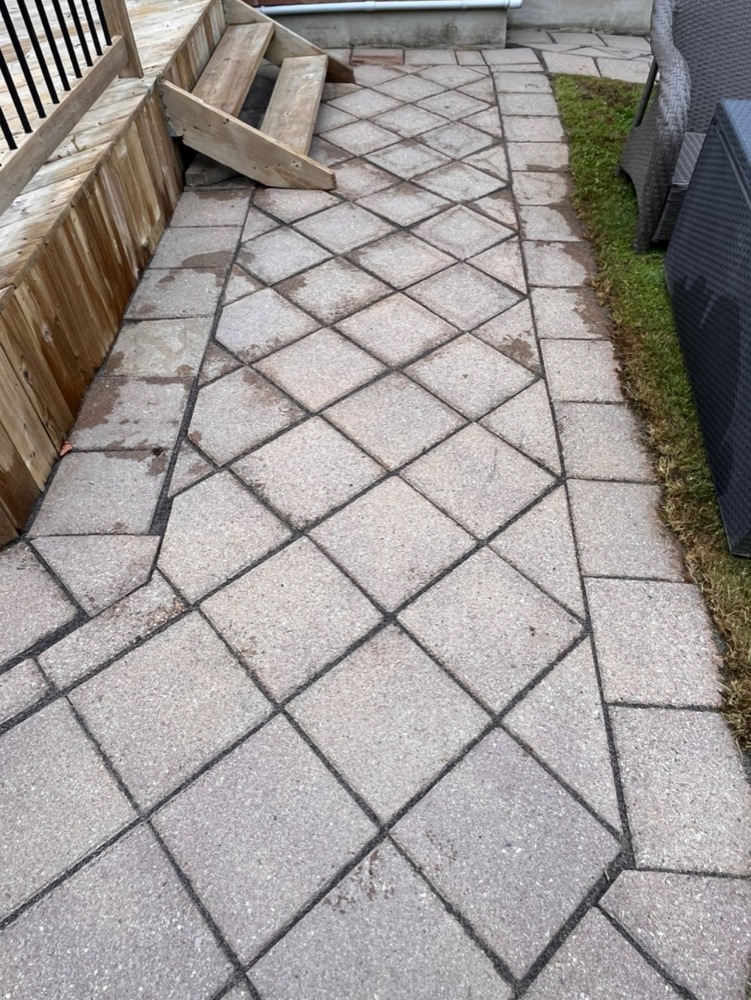 Project 21 after power washing in London, Ontario