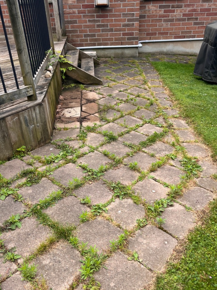 Project 21 before power washing in London, Ontario