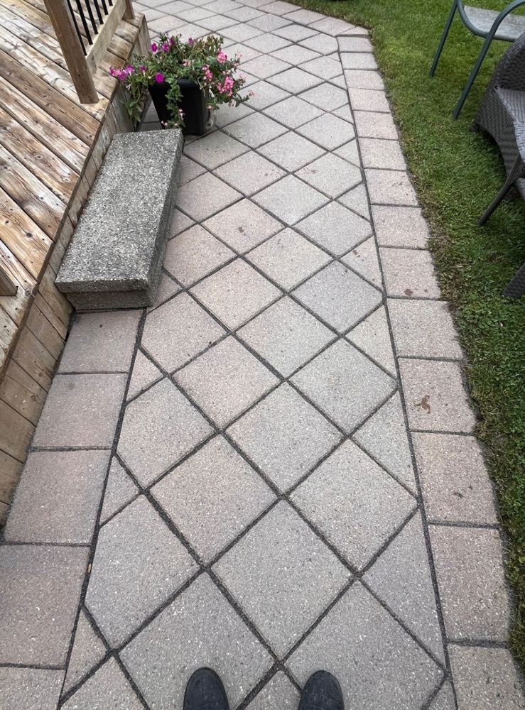 Project 3 after power washing in London, Ontario