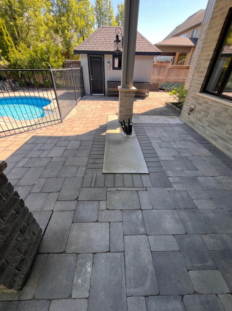 Project 4 before power washing in London, Ontario