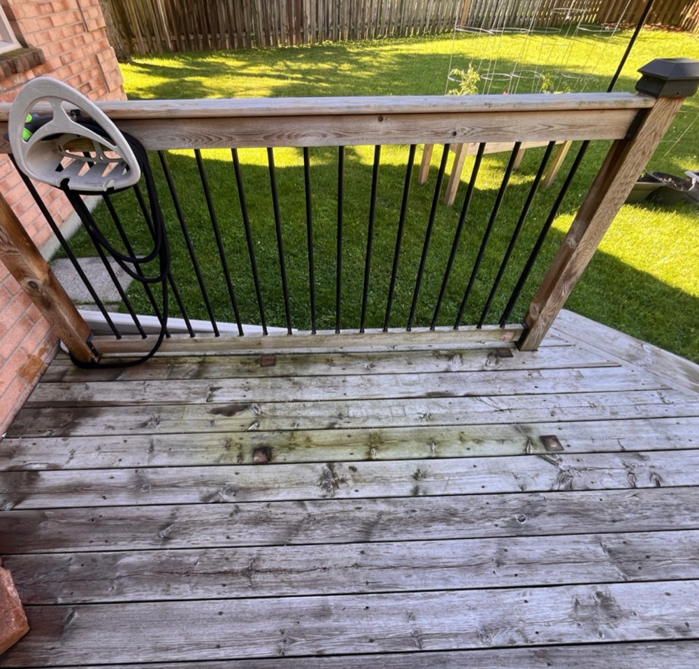 Project 6 before power washing in London, Ontario