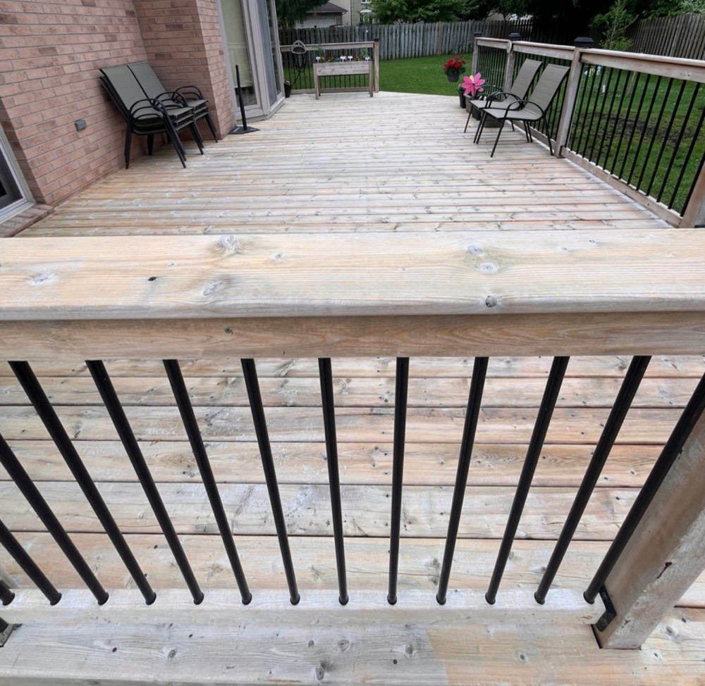 Project 7 after power washing in London, Ontario
