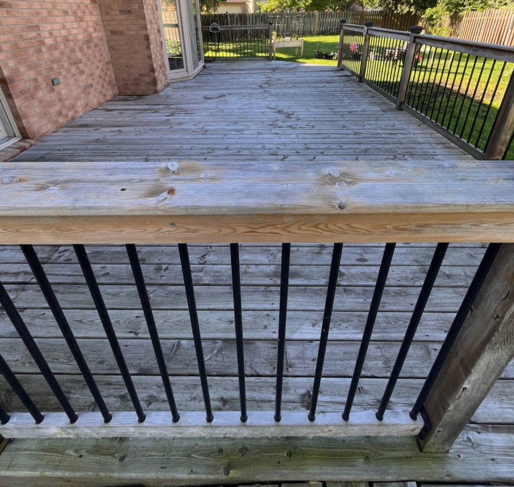 Project 7 before power washing in London, Ontario